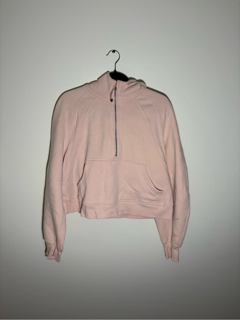 Lululemon Scuba Oversized 1/2 Zip Hoodie
Feather Pink M/L